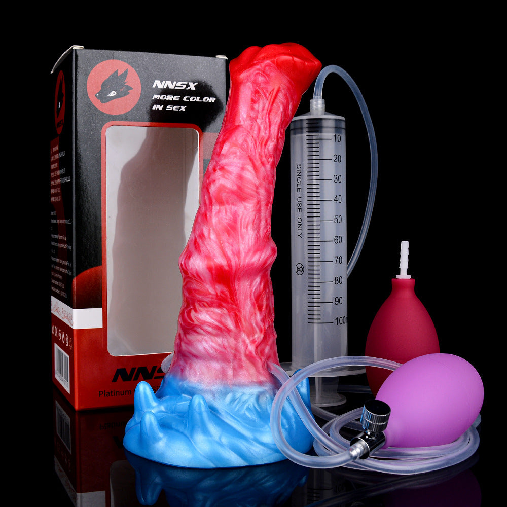 Silicone Dildo with Suction Cup & Lifelike Ejaculation