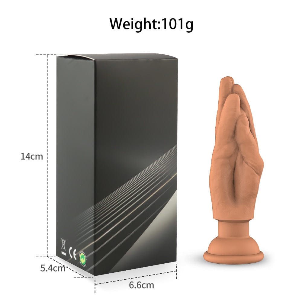 Finger Shaped Vibrating Anal Plug Fantasy Dildo Plug