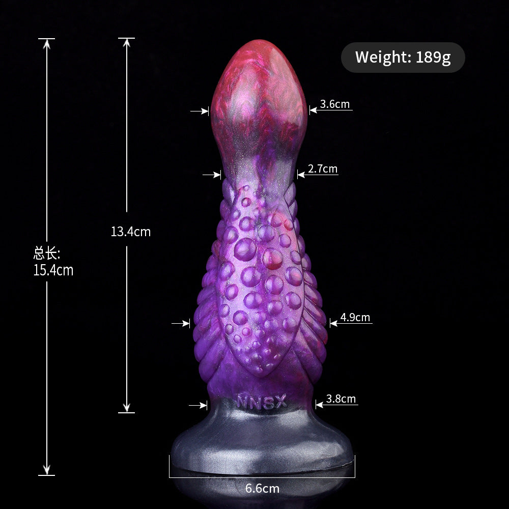 Liquid Silicone Backyard Masturbation Going Invisible Wearing Orgasm Sex Toys Small Anal Plug