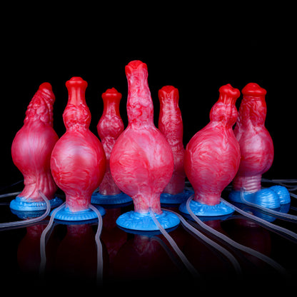 Silicone Dildo with Suction Cup & Lifelike Ejaculation