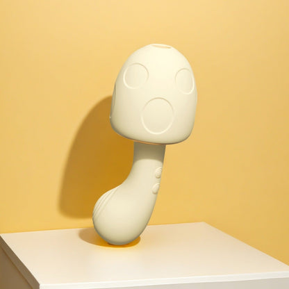 Mushroom - shaped Sonic Sucking Heating Clitoral G-spot Vibrator