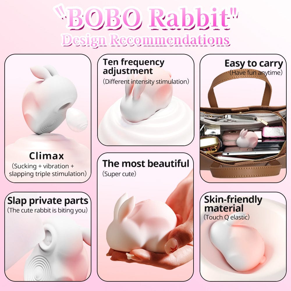 BOBO Rabbit Suction & Slapping Clitoral Vibrator