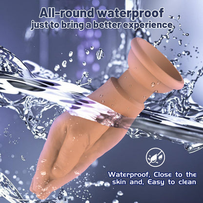 Finger Shaped Vibrating Anal Plug Fantasy Dildo Plug