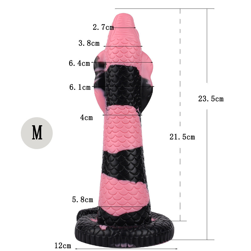 Flower snake special-shaped penis liquid silicone men and women masturbate alternative sex toys