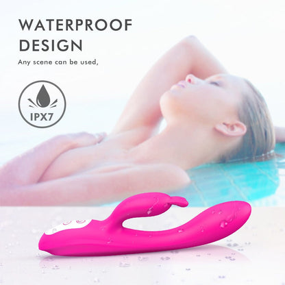 Female Masturbation Device Rabbit Heated Vibrator Waterproof