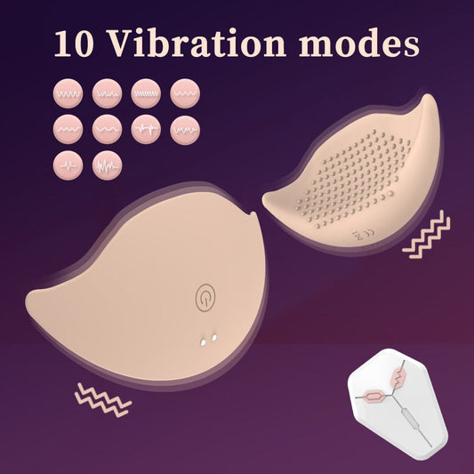 Invisible Wearable Breast Massage Vibrator With Remote Control