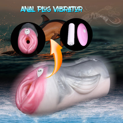 Dolphin name device animal simulation yin anal male masturbation aircraft cup special-shaped silicone inverted mold