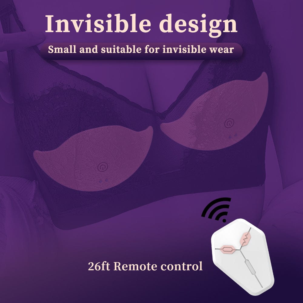 Invisible Wearable Breast Massage Vibrator With Remote Control