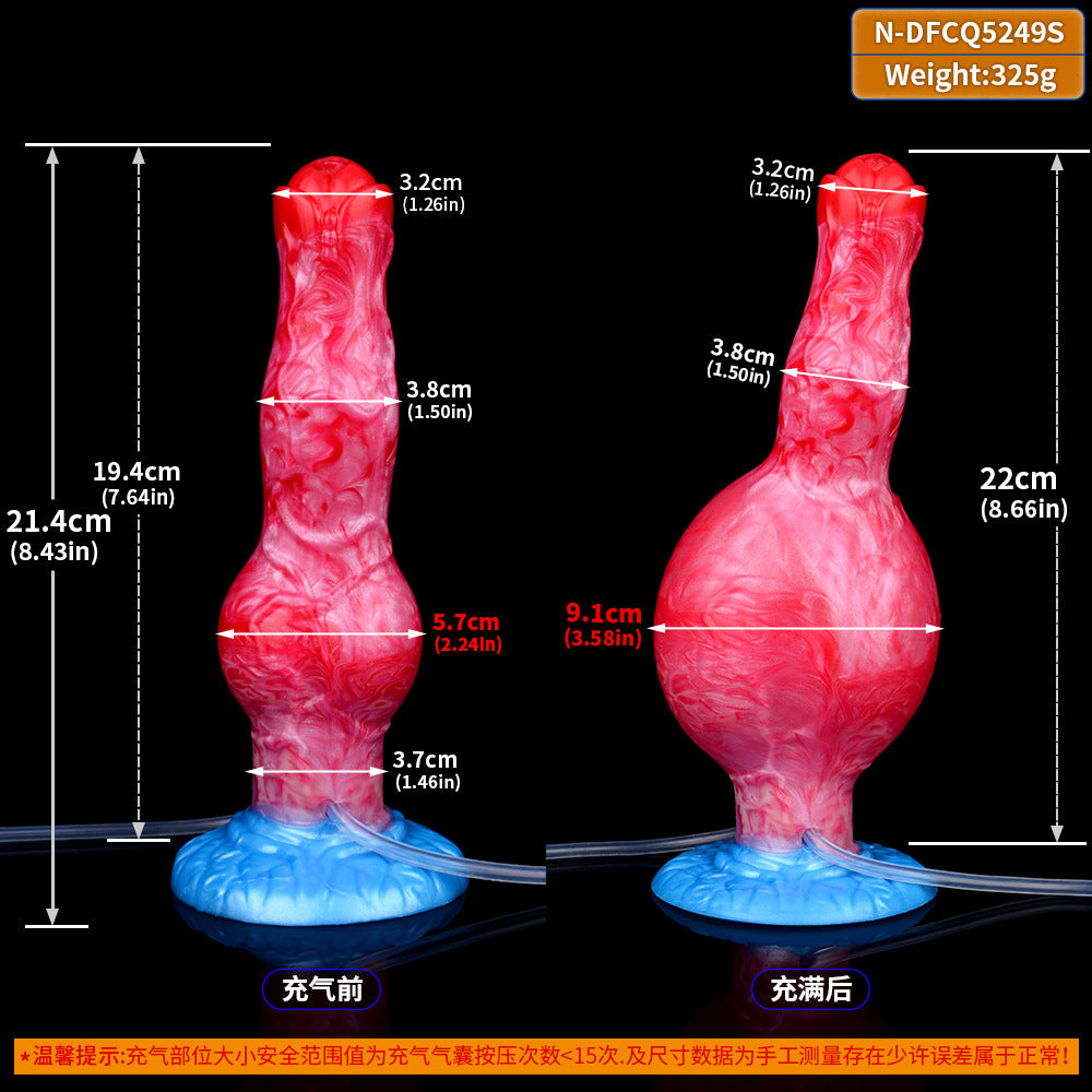 Silicone Dildo with Suction Cup & Lifelike Ejaculation