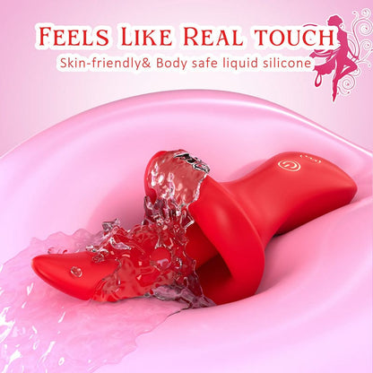 Big Mouth Clitoris Suction G Spot Vibrator with 10 Tongue Licking Modes