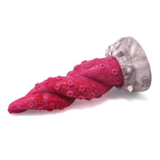 Electric masturbator massage anal plug dual-purpose silicone penis vibrator tentacle octopus foot