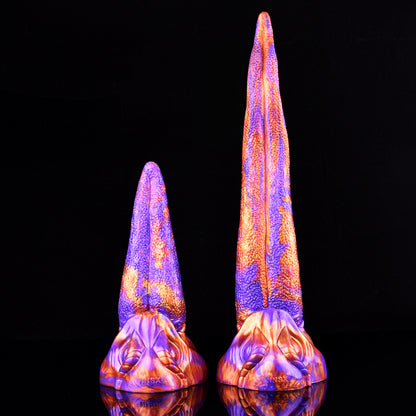 Extra Long Platinum Silicone Simulation Tongue Alien Demon Tongue Licking Masturbation Penis Men and Women Flirting Anal Plug