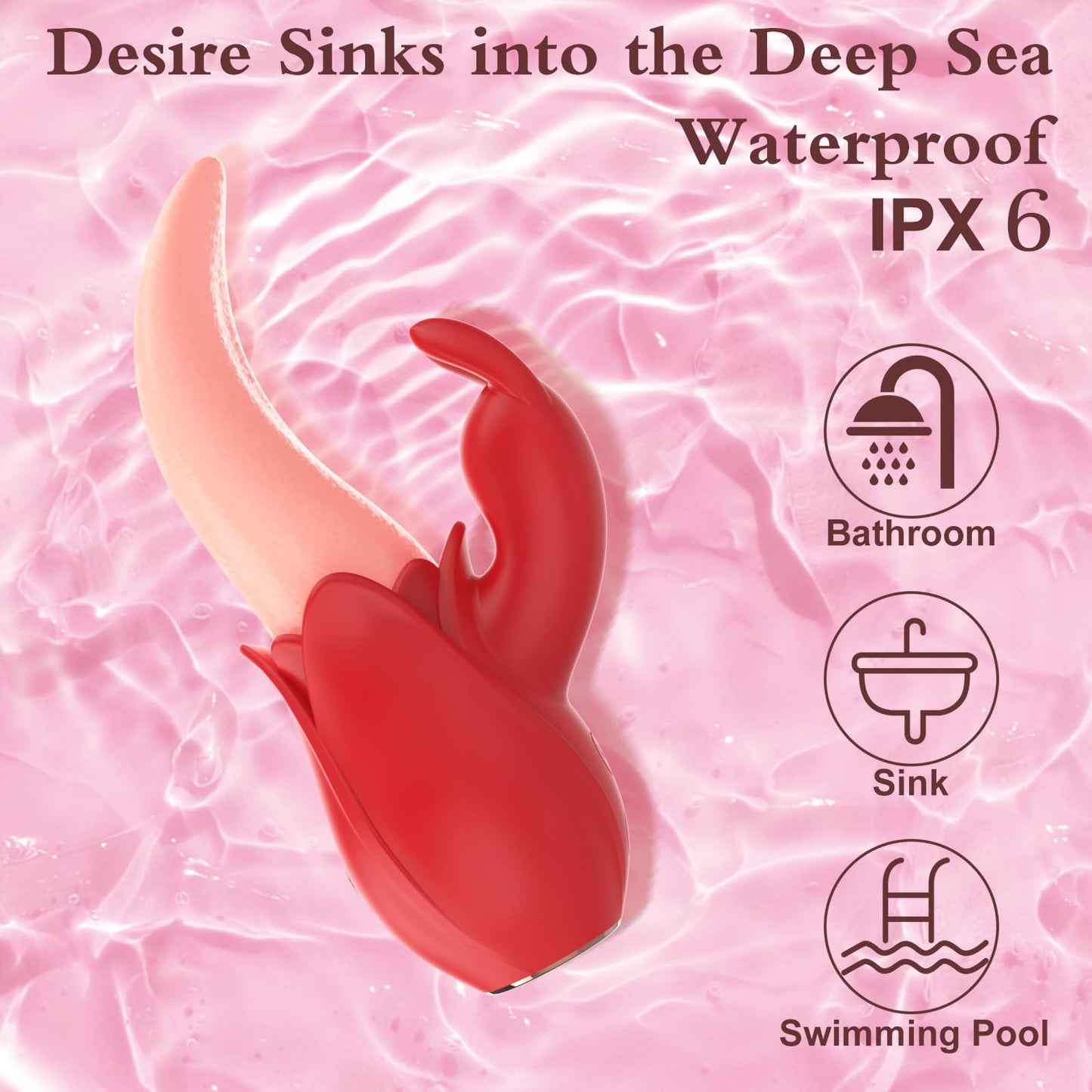 Rose Rabbit Vibrator for Women