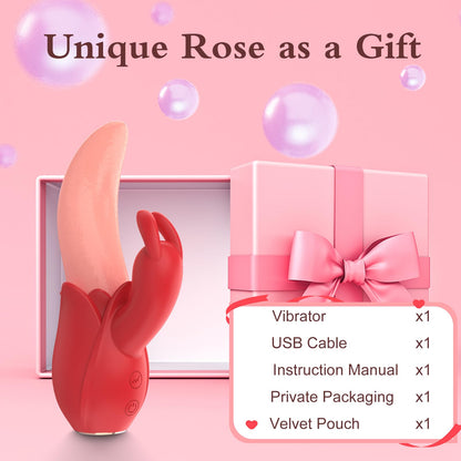 Rose Rabbit Vibrator for Women