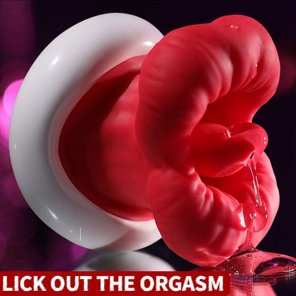 Big Mouth Upgraded Tongue Licking Vibrator for Women with 8 Vibrating Tongue Licking Modes