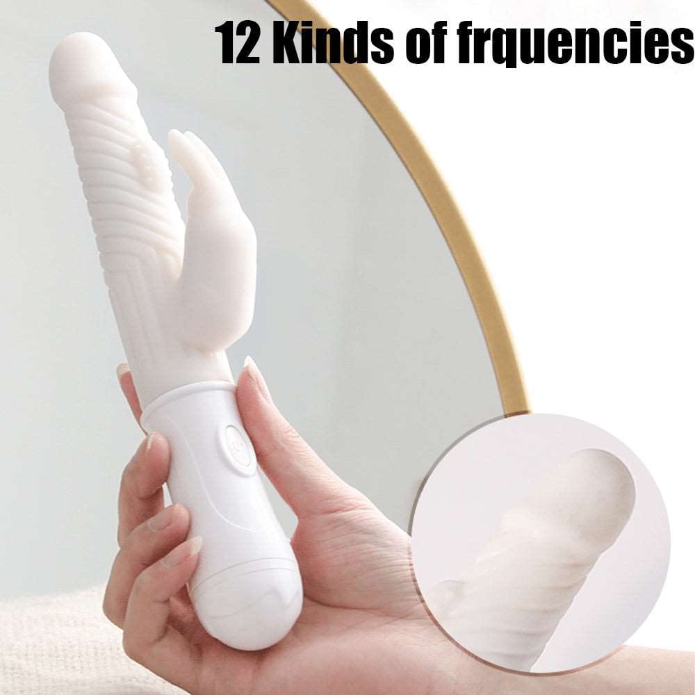 Blissful Rabbit Bead Stick Vibrating Stick Masturbation Massager