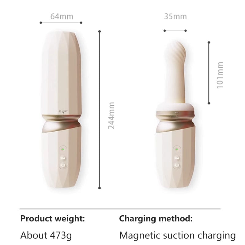 Telescopic Dildo Sex Machine App Control With Hand Free Sucker