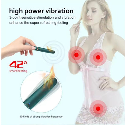 Discreet Mini Bullet For Women  Elegant Makeup Brush Vibrator,Travel Friendly Body Massager With Nipple Stimulation