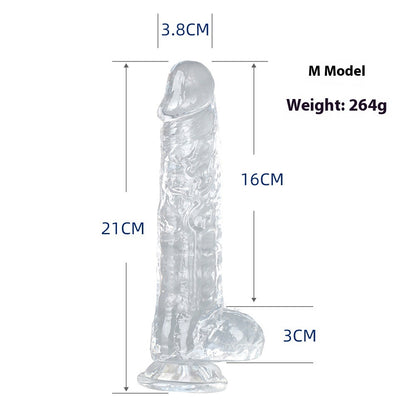 Seven Models Full Series Transparent Female Dildo