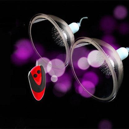 Female Silicone Transparent Breast Massager