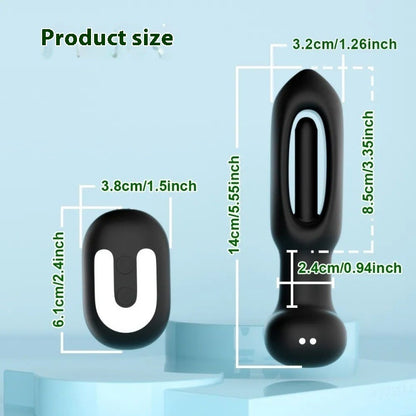 Mobile Phone Control Electric Butt Plug Artifact Toy
