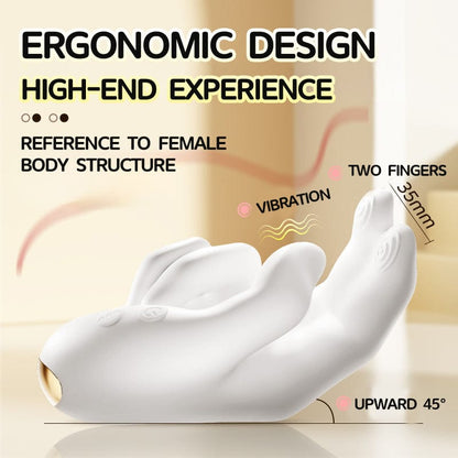 Realistic Finger Flapping Clitoris G Spot Vibrator