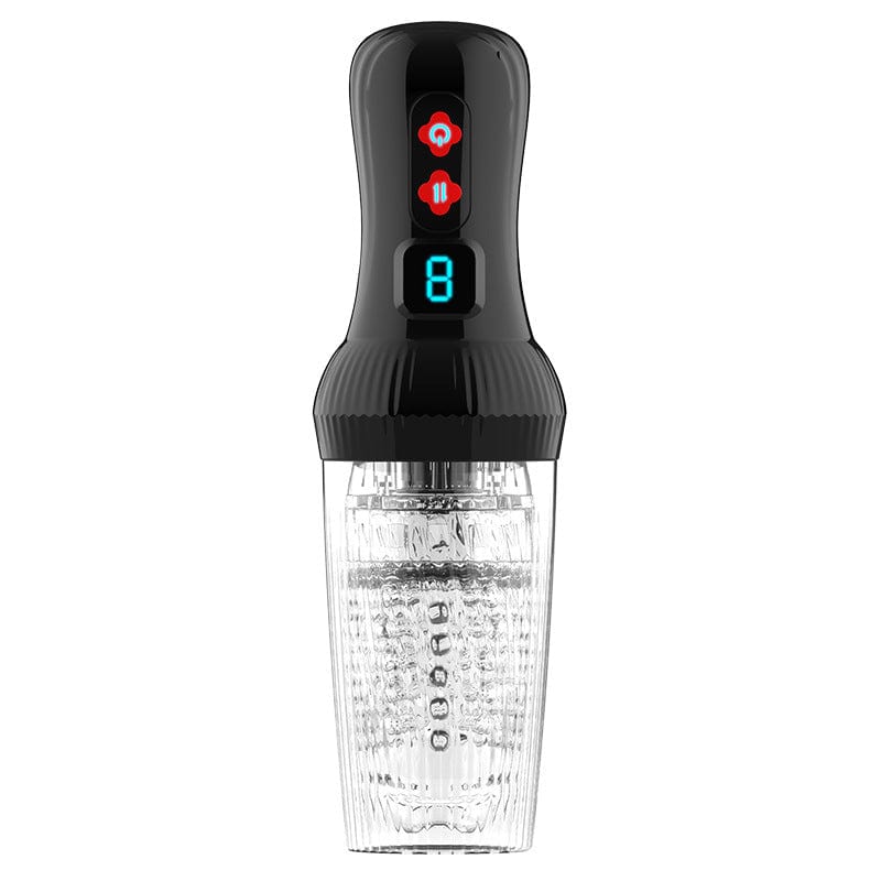 Gawk Gawk 6000 4.0 Version Torch 9 *9 Thrusting Rotating Penis Stroker Male Rose Toy