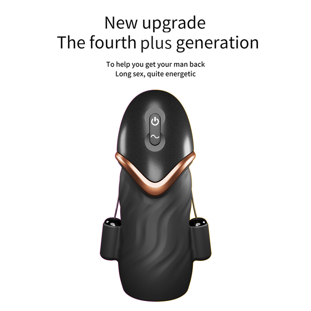 Electric Automatic Penis Training Device with Vibration for Men, Male Masturbation Toy