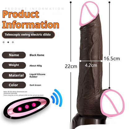 Full-automatic Retractable Vibrator Masturbation Device Women's Toy