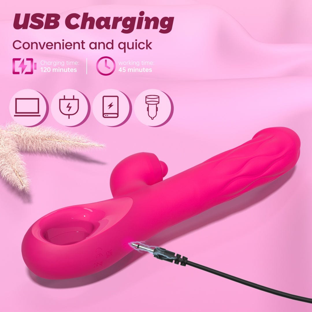 Jinny 4 In 1 Clitoris Tapping G-spot Expansion Vibrator App Control