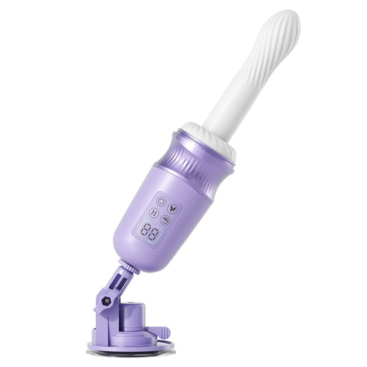 Pure Moon 7 Thrusting Heating Dildo Machine G Spot Vibrator With APP Control