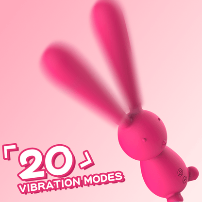 Long-eared Rabbit Silicone G-spot Vibrator
