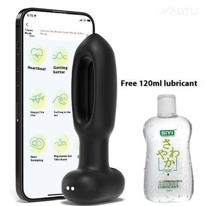 Mobile Phone Control Electric Butt Plug Artifact Toy