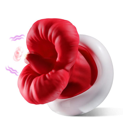 Big Mouth Upgraded Tongue Licking Vibrator for Women with 8 Vibrating Tongue Licking Modes