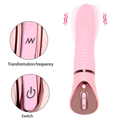 10 Speed Tongue Vibrator Female Masturbation G-spot Multifunction