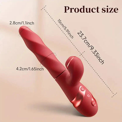 Auto Drilling Rotation G Spot Clitoris Suction Vibrator