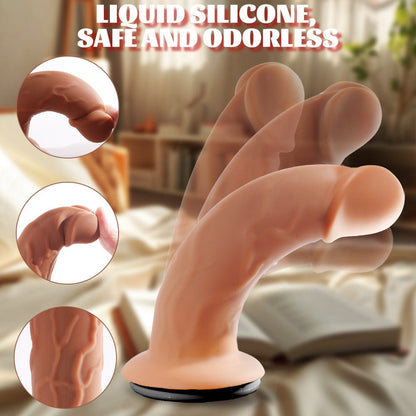 Wearable Double-headed Thrusting Dildo Vibrator For LGBT