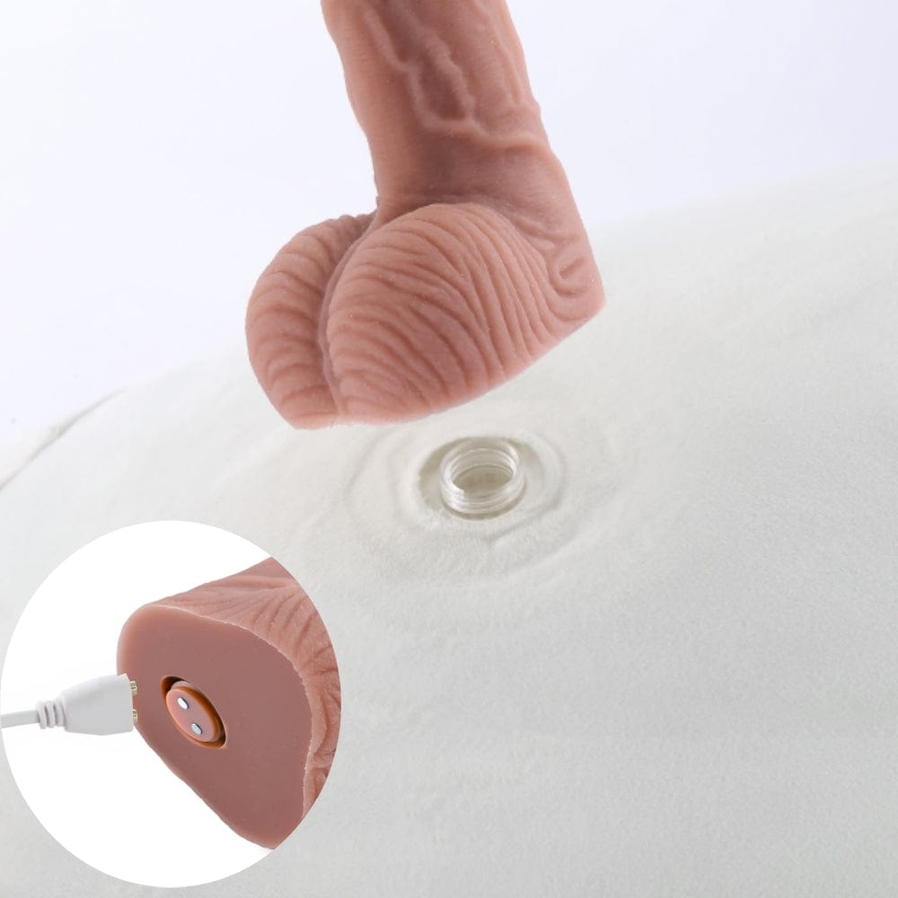 Upgraded Fun Plush Toys Thrusting Dildo Machine Sex Toy