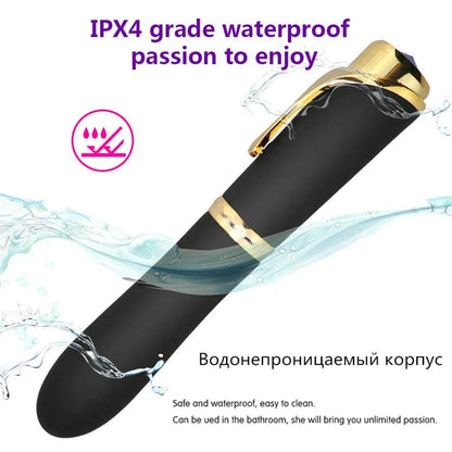 10 Speed Pen-shaped G-spot Vibrating Dildo Magic Massager