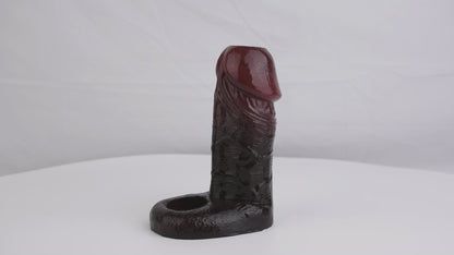 Male simulated penis hollow penis cover bold and lengthened
